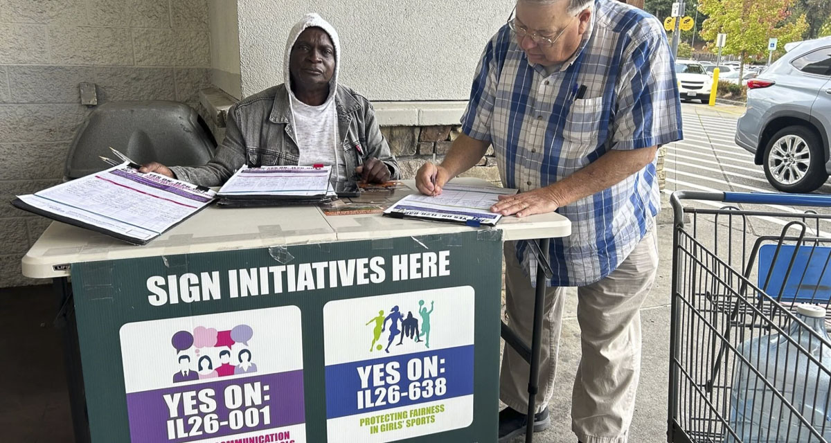 Sen. Jeff Wilson, R-Longview, is drafting legislation after reports of dozens of attacks on Let’s Go Washington signature gatherers, proposing “no-protest zones” and tougher penalties for interference.