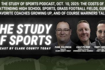 The Study of Sports Podcast, Oct. 10, 2025: The costs of attending high school sports, grass football fields, our favorite coaches growing up, and of course Mariners talk