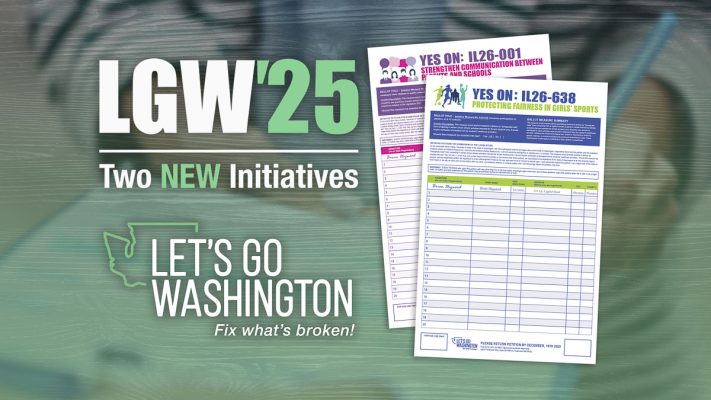 Let’s Go Washington reports rapid progress on two initiatives with over 60,000 signatures—more than half from Democrats and Independents.