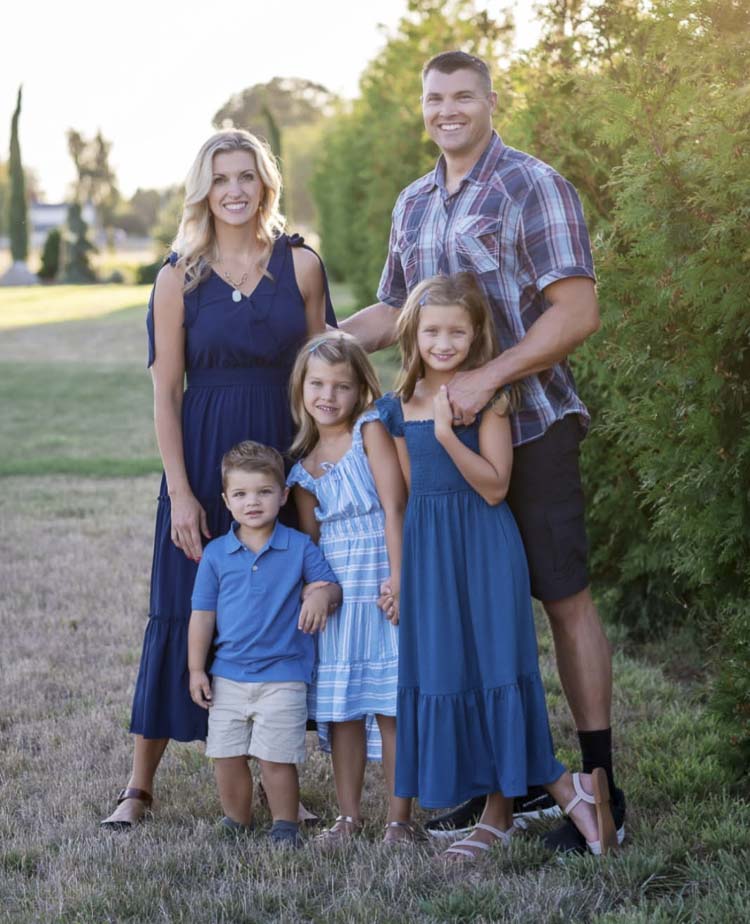 Michael and Alice Terry and their three children from left to right: Michael Jr., Emma, and Ella. Photo courtesy Terry family