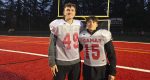 Camas seniors Jackson Tyler and Carter Pak share kicking duties and support each other as the Papermakers claim the Class 4A GSHL football title.