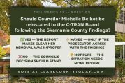 POLL: Should Councilor Michelle Belkot be reinstated to the C-TRAN Board following the Skamania County findings?