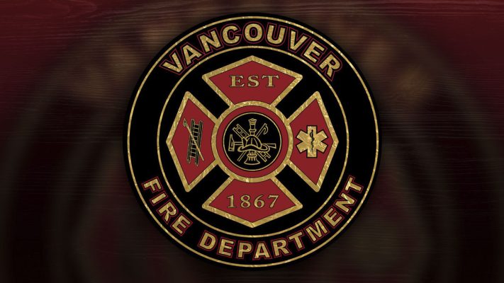 Vancouver firefighters contained a fire to one apartment at Sterling Heights Apartments after the sprinkler system activated, displacing one occupant with no injuries reported.