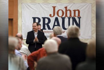 John Braun says MGP gets an 'A' in publicity and an 'F' in accomplishments as he kicks off campaign