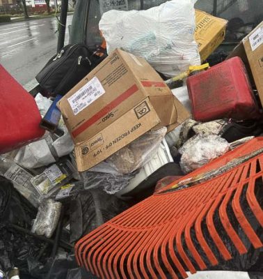 Meat found in the bed of a truck, which had been taken in the burglary. Photo courtesy city of Camas.
