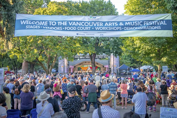 The Vancouver USA Arts & Music Festival attracts huge crowds every year. Photo courtesy Andrew Jeffers
