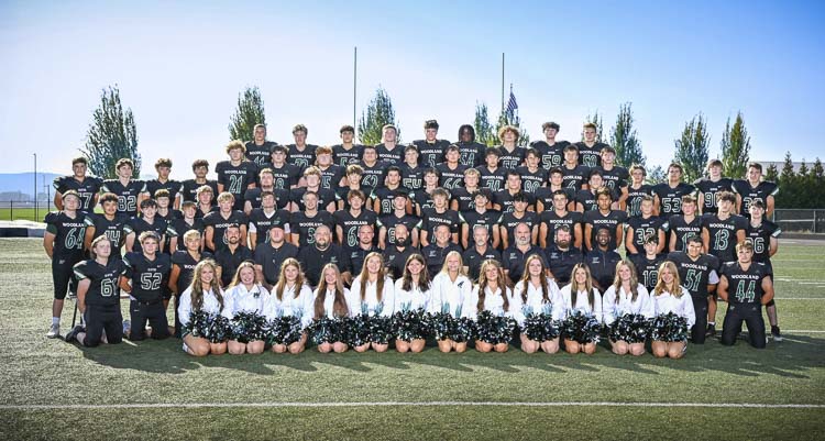 The 2025 Woodland High School football team. Photo courtesy Woodland School District