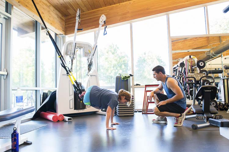 Area residents can enjoy welcoming fitness centers and set goals with an on-site personal trainer. Photo courtesy city of Vancouver
