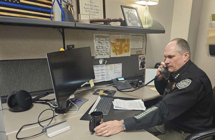 We ran a four-part series after our interview with Clark County Sheriff John Horch. Photo by Paul Valencia