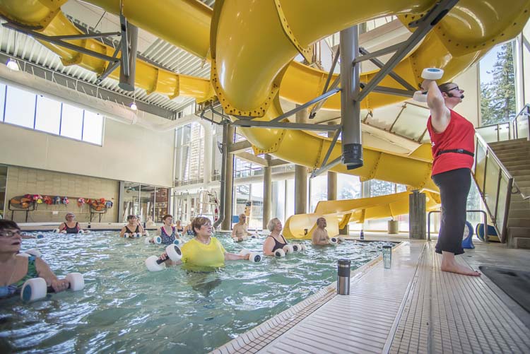 Firstenburg and Marshall centers host a variety of water exercise classes. Photo courtesy city of Vancouver
