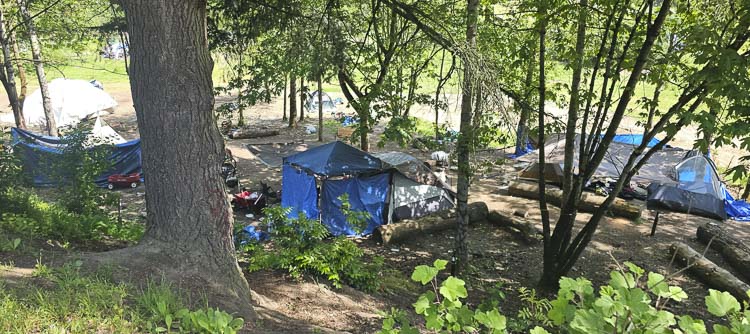 Homelessness remained a big issue in Vancouver in 2025. Photo by Paul Valencia