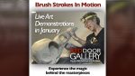 RedDoor Gallery is hosting a monthlong series of live art demonstrations in January, featuring local and nationally recognized artists creating new works in the gallery’s studio space.