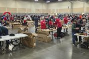 Scott Campbell Christmas Promise Bike Build attracts hundreds of volunteers Saturday