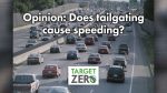 Target Zero Manager Doug Dahl examines whether tailgating contributes to speeding and explains why following too closely increases crash risk with little benefit.