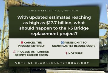 POLL: With updated estimates reaching as high as $17.7 billion, what should happen to the I-5 Bridge replacement project?