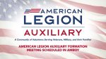 Chartering effort underway to form a new American Legion Auxiliary unit connected to American Legion Tum Tum Post 168 Amboy and provides details about an upcoming informational meeting.