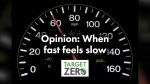 Doug Dahl explains why drivers often misjudge their speed, especially when using cruise control or transitioning from freeway to city streets.