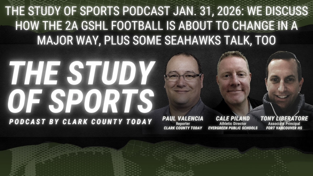 The Jan. 31 episode of the Study of Sports Podcast covers major upcoming changes to 2A GSHL football, local high school sports updates, and discussion of the Seattle Seahawks.