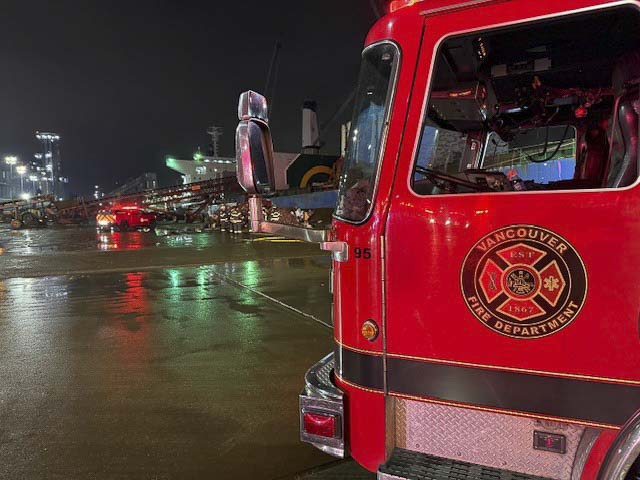 Photo courtesy Vancouver Fire Department