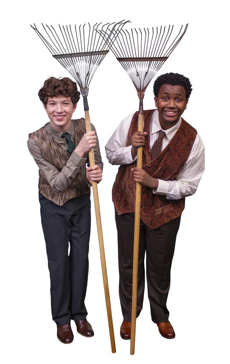Scout Mortimer will be playing Frog and Marquise Philbrook will be playing Toad during Journey Theater’s production of A Year with Frog and Toad. Photo courtesy Journey Theater