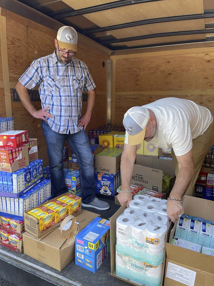 Windermere Northwest Living brokers hosted a food drive last year for Fruit Valley Elementary School families. Photo courtesy Winderemere Real Estate Vancouver