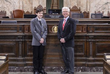 Vancouver middle school student joins Rep. John Ley in Olympia as a House page