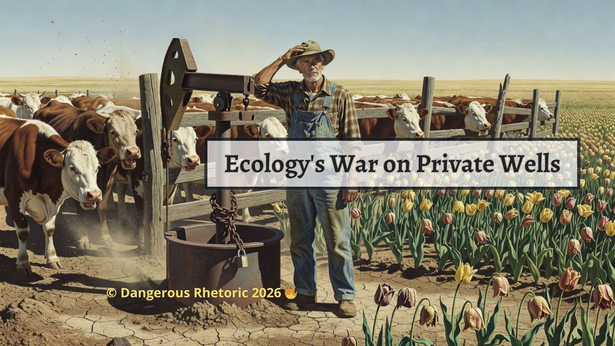 Nancy Churchill argues a Department of Ecology lawsuit and related legislation threaten long-held private well water rights across Washington state.