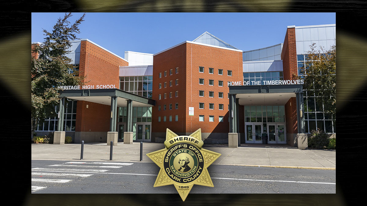 A 15-year-old student was hospitalized with non-life threatening injuries after being stabbed by another 15-year-old at Heritage High School.