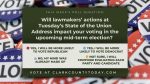 Clark County Today’s latest poll asks voters whether lawmakers’ conduct during the State of the Union will influence their mid-term election decisions.