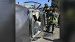 Vancouver Fire Department responded to a truck versus SUV collision at NE 117th Avenue and NE 87th Street, extricating trapped patients and transporting three to area hospitals.