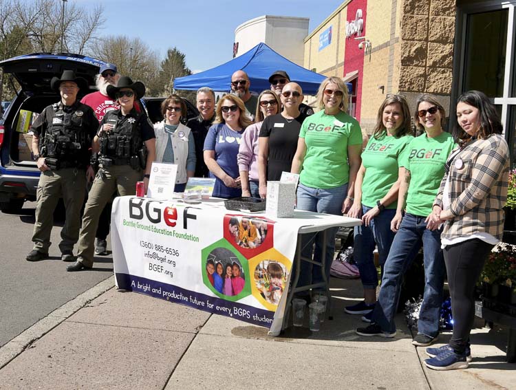 Event partners – BGPD, CCSO & Battle Ground Education Foundation. Photo courtesy city of Battle Ground