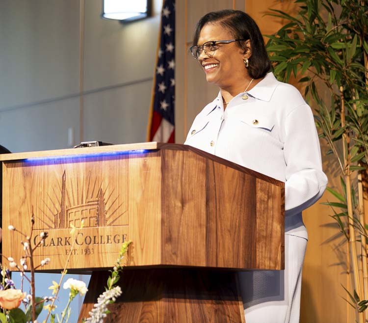 Clark College President Dr. Karin Edwards. Photo courtesy Clark College Communications