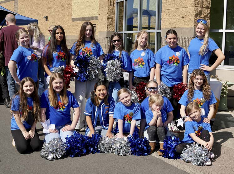 Pacific Youth Cheerleaders. Photo courtesy city of Battle Ground