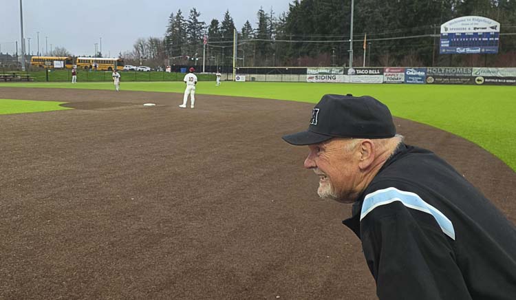 Tim Stevens plans to work games in every umpires association area in the state in his final season of umpiring. He also wants to recruit younger people to become umpires, a way to stay involved with a great game for decades. Photo by Paul Valencia
