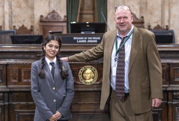 Rep. David Stuebe sponsors high school student from Camas as House page