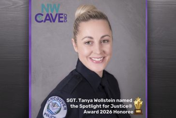NWCAVE to honor Sergeant Tanya Wollstein this Sunday with the  2026 Spotlight For Justice Award