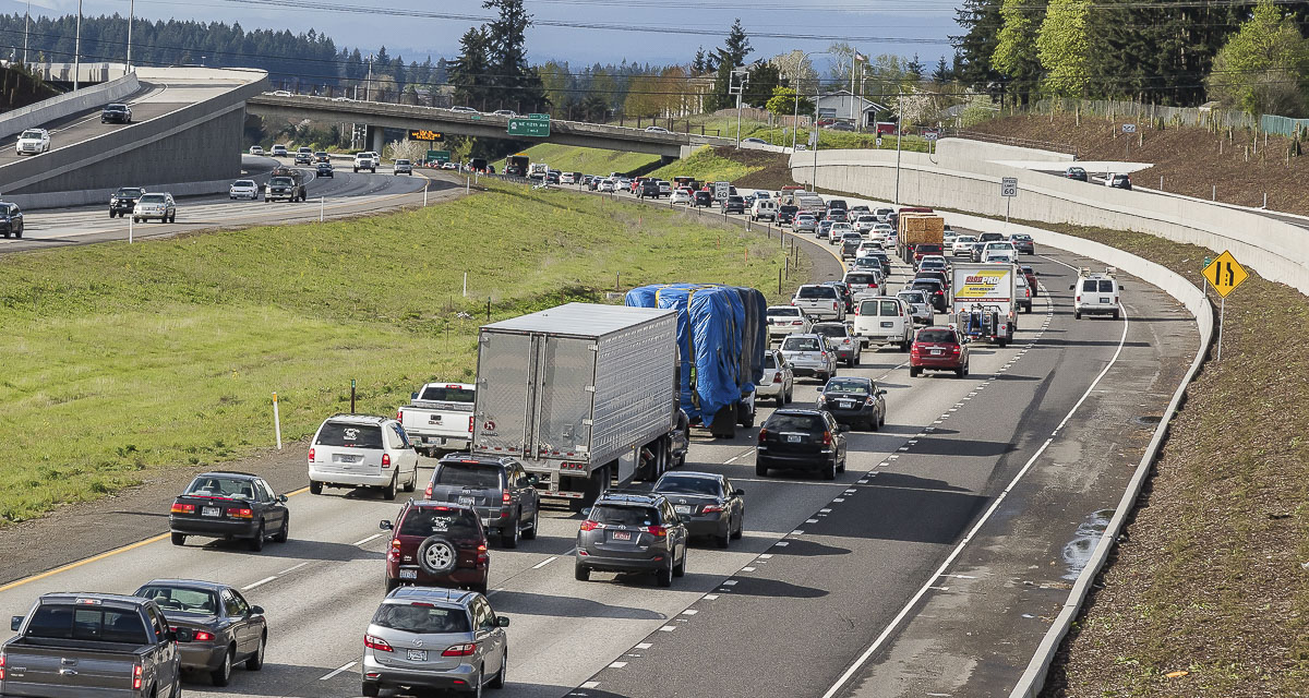 WSDOT will close the left lane of northbound I-205 in Vancouver from 10 a.m. to 2 p.m. March 4 for guardrail repairs between Exit 36 and the northbound I-5 on-ramp.
