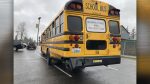 A Pontiac G8 collided with an elementary school bus at NE 99th and NE 23rd Ave, but no children or drivers required hospitalization, according to officials.