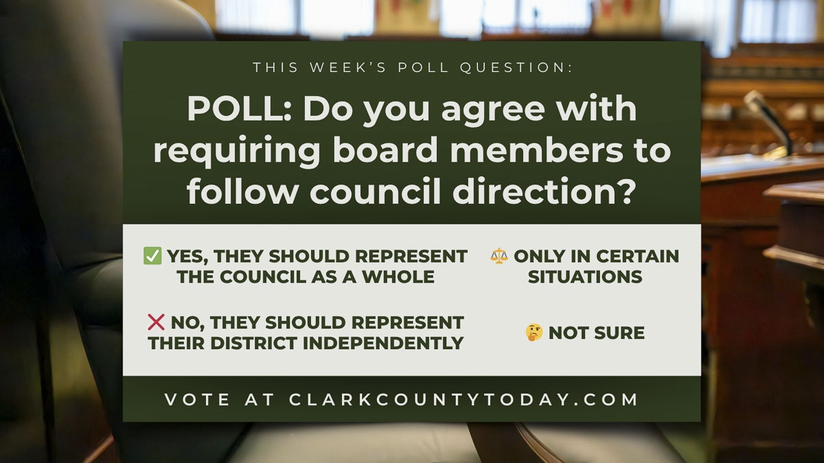 Disagreement among county councilors centers on whether C-TRAN board members should reflect the council’s collective wishes or act independently, highlighting ongoing concerns about public accountability.