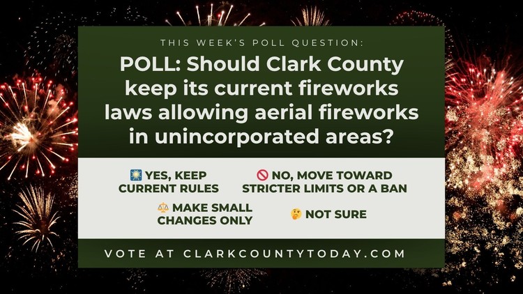 Sharp divisions emerged during Clark County Council discussion as residents debated aerial fireworks rules.