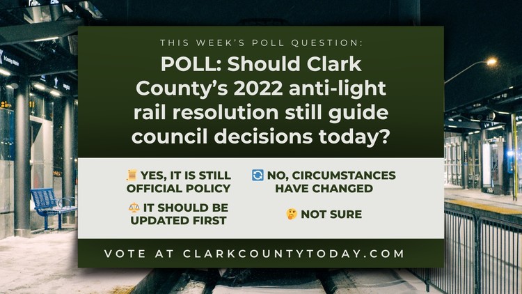 Wednesday's council meeting reignited debate over the county's 2022 resolution requiring voter approval for light rail projects.