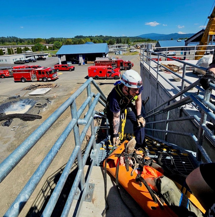 Upon arrival, first responders quickly assessed the situation and recognized the need for specialized rescue resources.