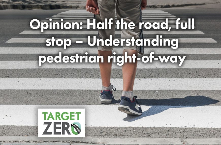 Doug Dahl explains how Washington’s law requires drivers to stop when a pedestrian is within one lane of their half of the road, not just when directly in front.