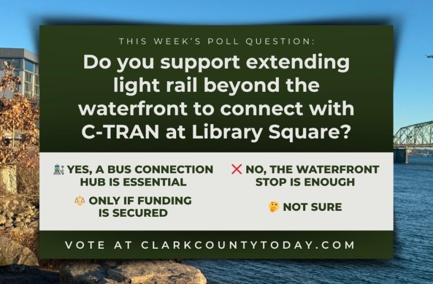 Readers can weigh in on Anne McEnerny-Ogle's proposal to extend light rail beyond the waterfront to Library Square for improved C-TRAN connections.