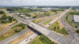 WSDOT crews will close the left lane of southbound I-5 between Exit 11 and Northeast 179th Street from 10 a.m. to 2 p.m.