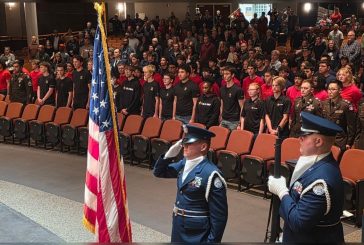 Our Community Salutes recognizes future military service members with special night