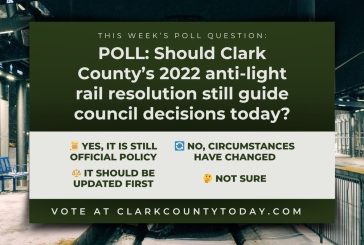 POLL: Should Clark County’s 2022 anti-light rail resolution still guide council decisions today?
