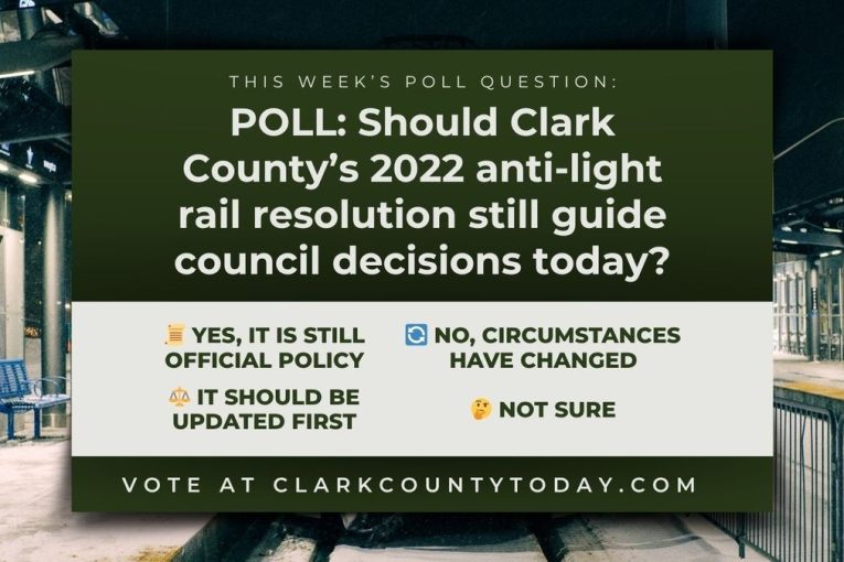 POLL: Should Clark County’s 2022 anti-light rail resolution still guide council decisions today?