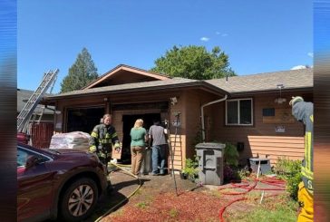 Vancouver Fire Department responds to residential garage fire