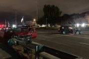Four vehicle crash sends two to hospital